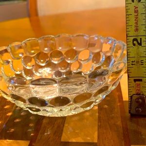 (Eight) Small dessert glass bowls.
